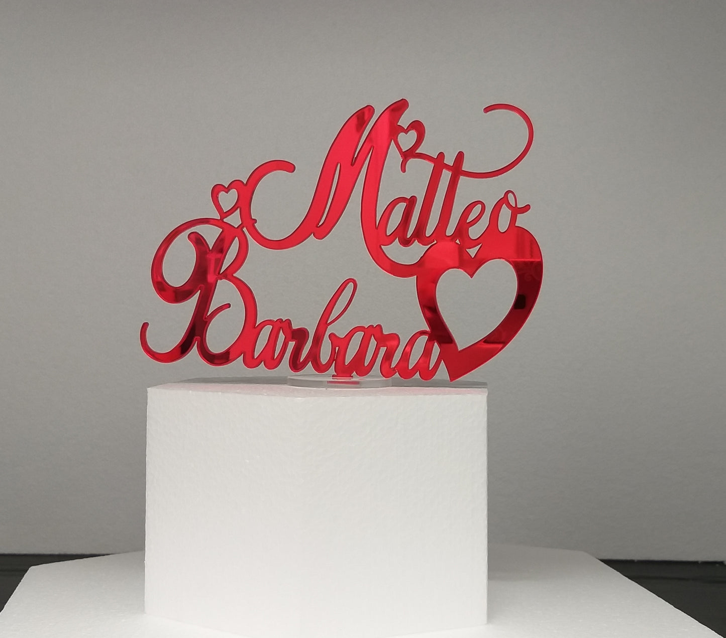 Cake topper personalizzato per matrimonio